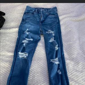 American eagle high rise size 2